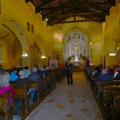 P1190697   Nell  Antica Pieve. Ore 17.10 . Complessa trasformazione architettonica nel XV° sec.